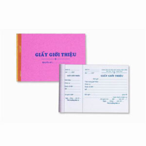 Giấy giới thiệu dày