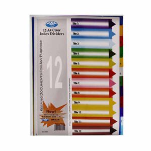 Chia file nhựa 1 - 12 Trà My - CFN12