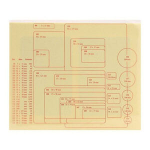 Giấy dính TOMY khổ A5 các cỡ (10 tờ/tập)