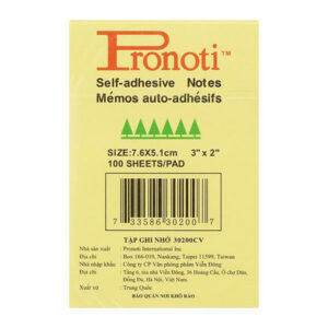 Giấy Note PRONOTI 3" x 2" (100tờ/tập)