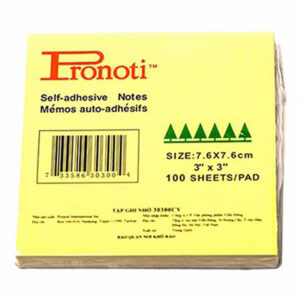 Giấy Note PRONOTI 3" x 3" (100tờ/tập)