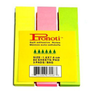 Giấy phân trang Pronoti giấy 3 màu (16 x 76mm)