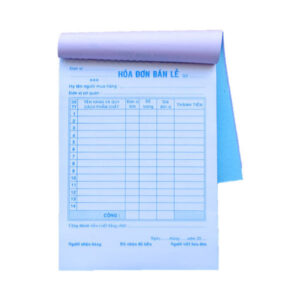 Hoá đơn bán lẻ to