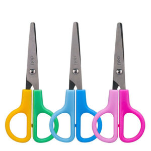 Kéo cắt giấy nhỏ Deli 60601 có nắp đậy