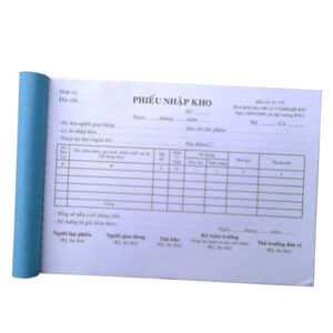Phiếu nhập kho, xuất kho nhỏ