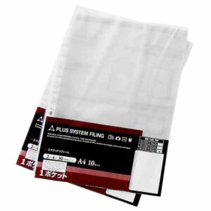 Sơ mi đục lỗ Plus A4 (10c/tập) 0.5