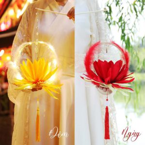 Đèn lồng Trung Thu Hoa Sen Handmade