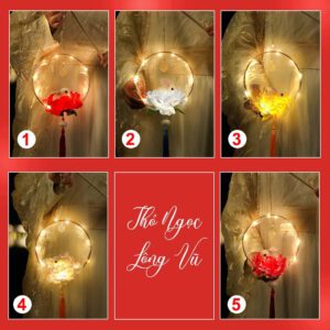 Đèn Lồng Trung Thu Thỏ Ngọc Phát Sáng Phong Cách Cổ Điển