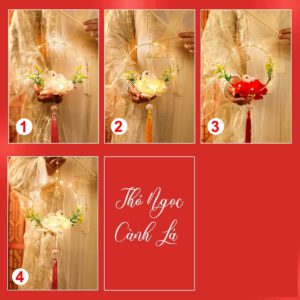 Đèn Lồng Trung Thu Thỏ Ngọc Phát Sáng Phong Cách Cổ Điển