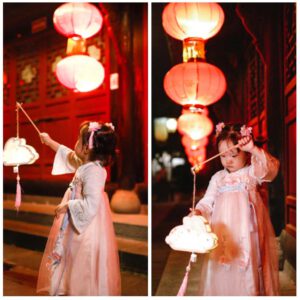 Đèn Lồng Trung Thu Thỏ Ngọc Gỗ Handmade DIY