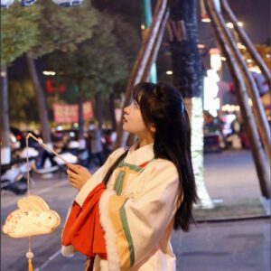 Đèn Lồng Trung Thu Thỏ Ngọc Gỗ Handmade DIY